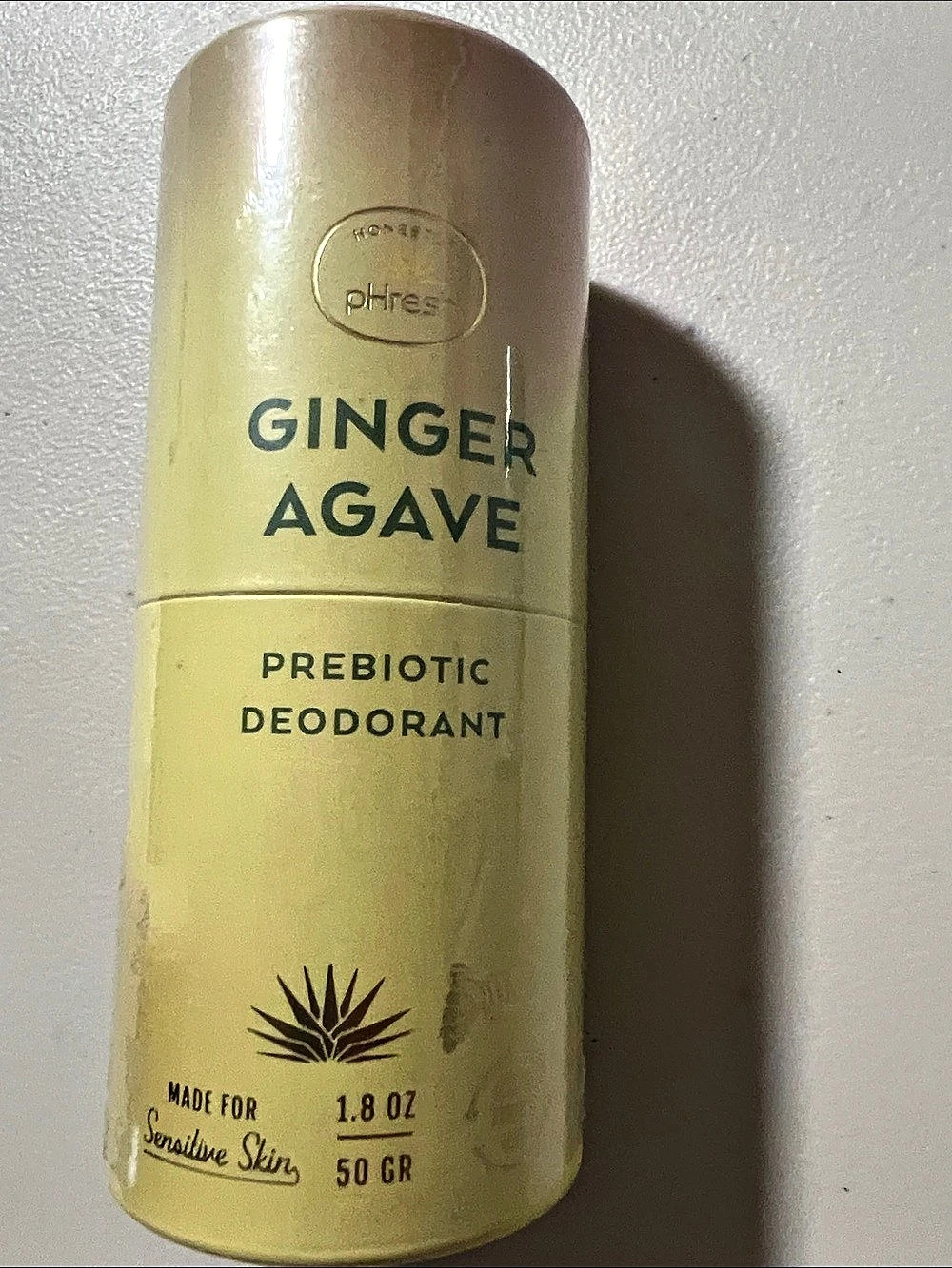 Honestly pHresh Ginger Agave Prebiotic Deodorant Prebiotic Deodorant Ginger